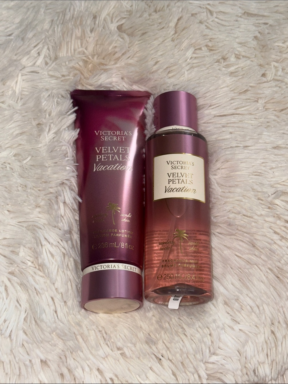 Victoria's Secret Velvet Petals Vacation Set